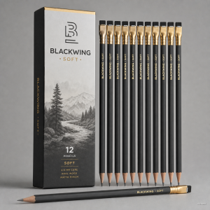 Blackwing-Style Soft Pencil 12 Pack