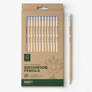 FSC Certified Birchwood Pencils 20 Pack
