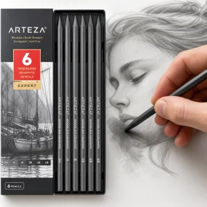 Woodless Graphite Pencil Set 6 Pack