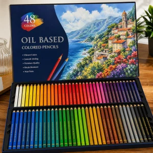 Oil-Based Colored Pencil Set 48 Colors