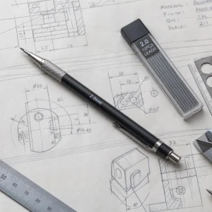 Lead Holder Clutch Pencil 2mm With 12 Leads
