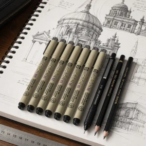 Micro Pen and Pencil Combo Set 10 Piece