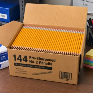 Pre-Sharpened Pencil Box of 144 Bulk